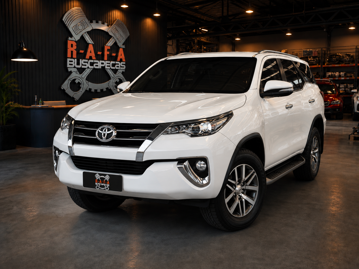 Toyota Hilux SW4 2.7 Flex 2018/2020 usada como referência visual das peças disponíveis